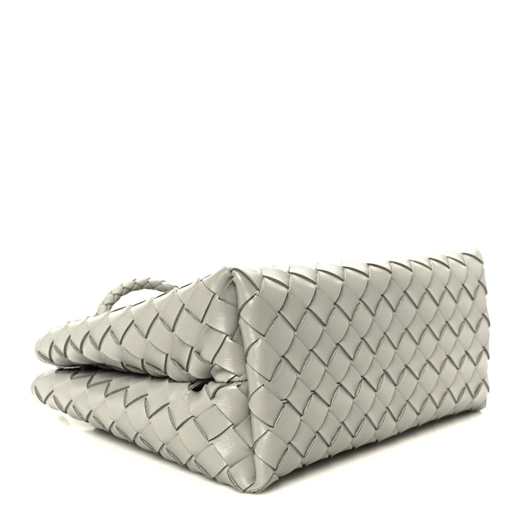 Nappa Intrecciato Small Andiamo Shoulder Bag Sterling