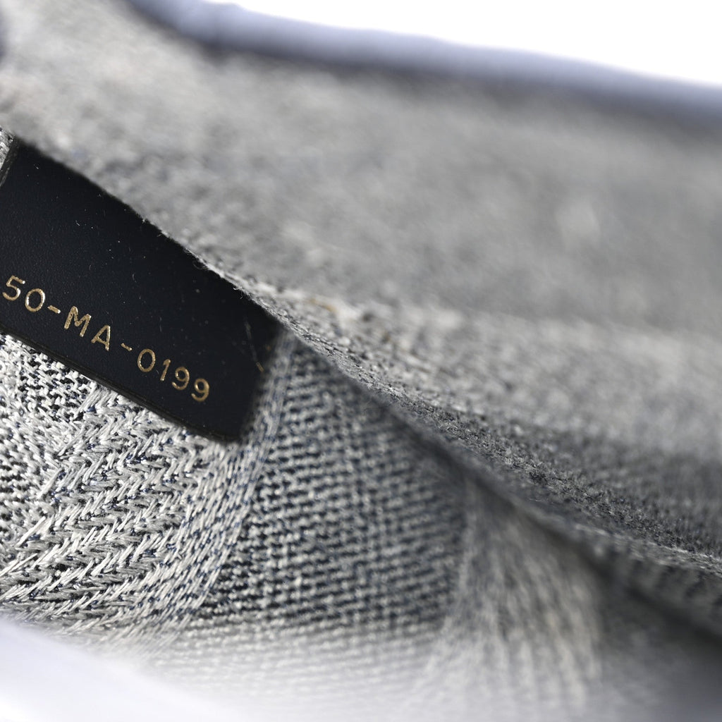 Oblique Denim Mini Book Tote Blue