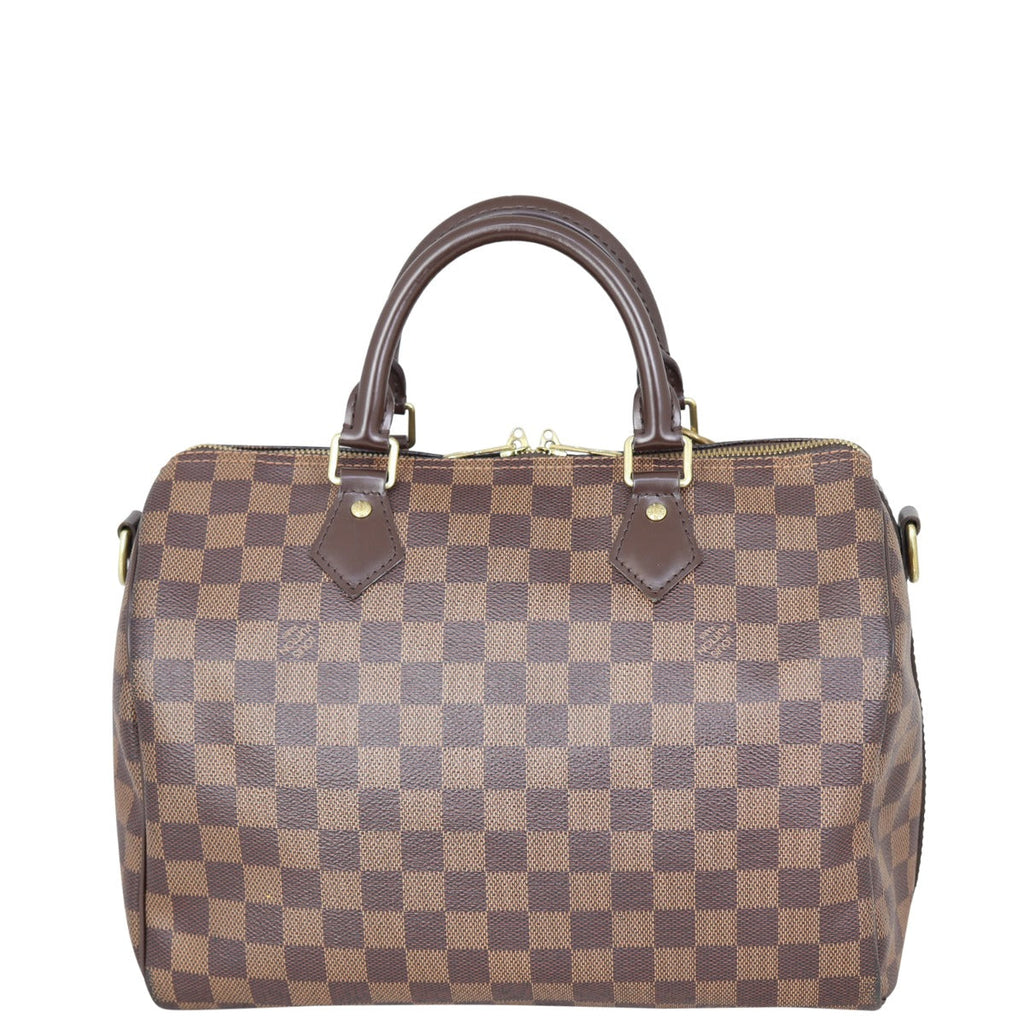 Louis Vuitton Speedy 30 Bandouliere Damier Ebene