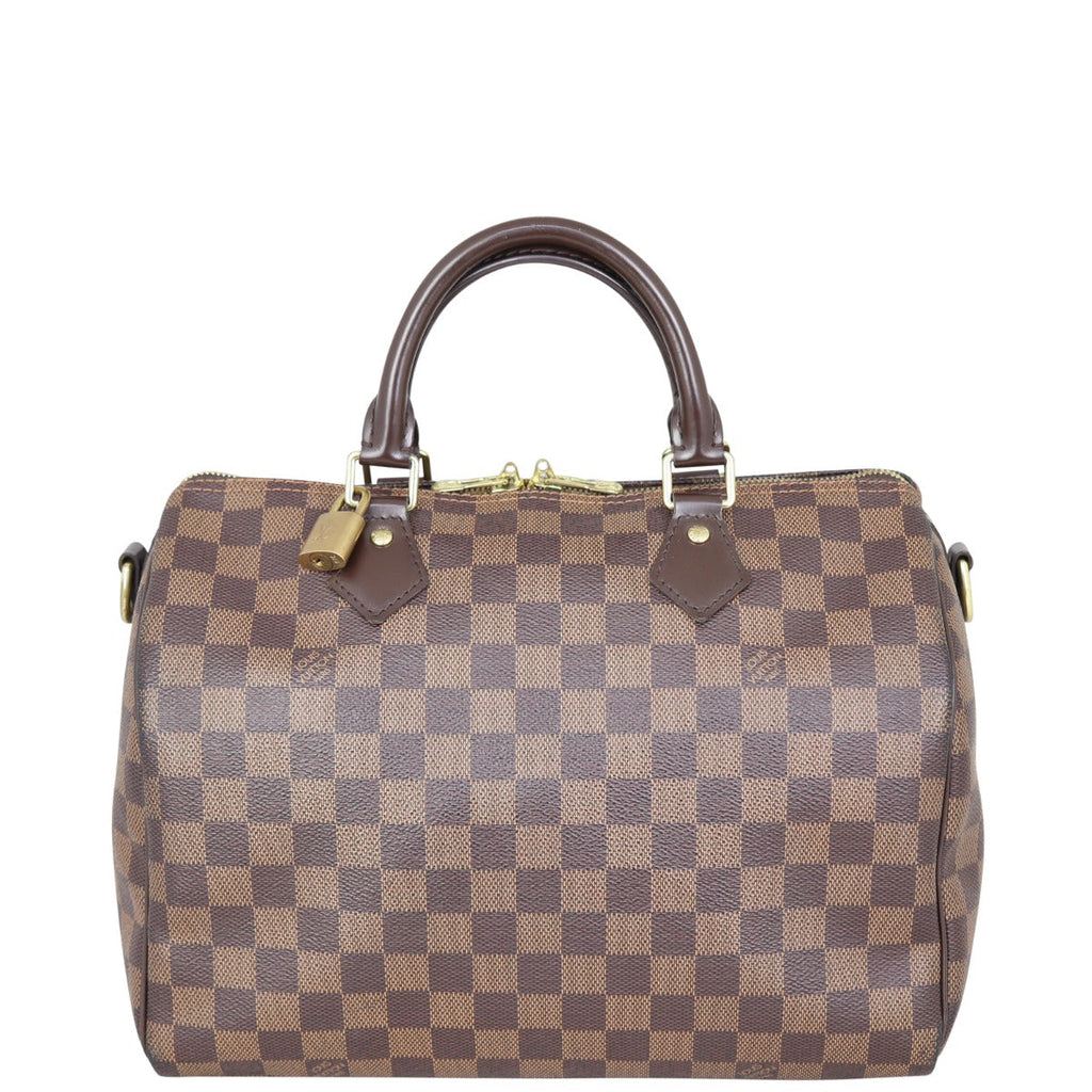 Louis Vuitton Speedy 30 Bandouliere Damier Ebene
