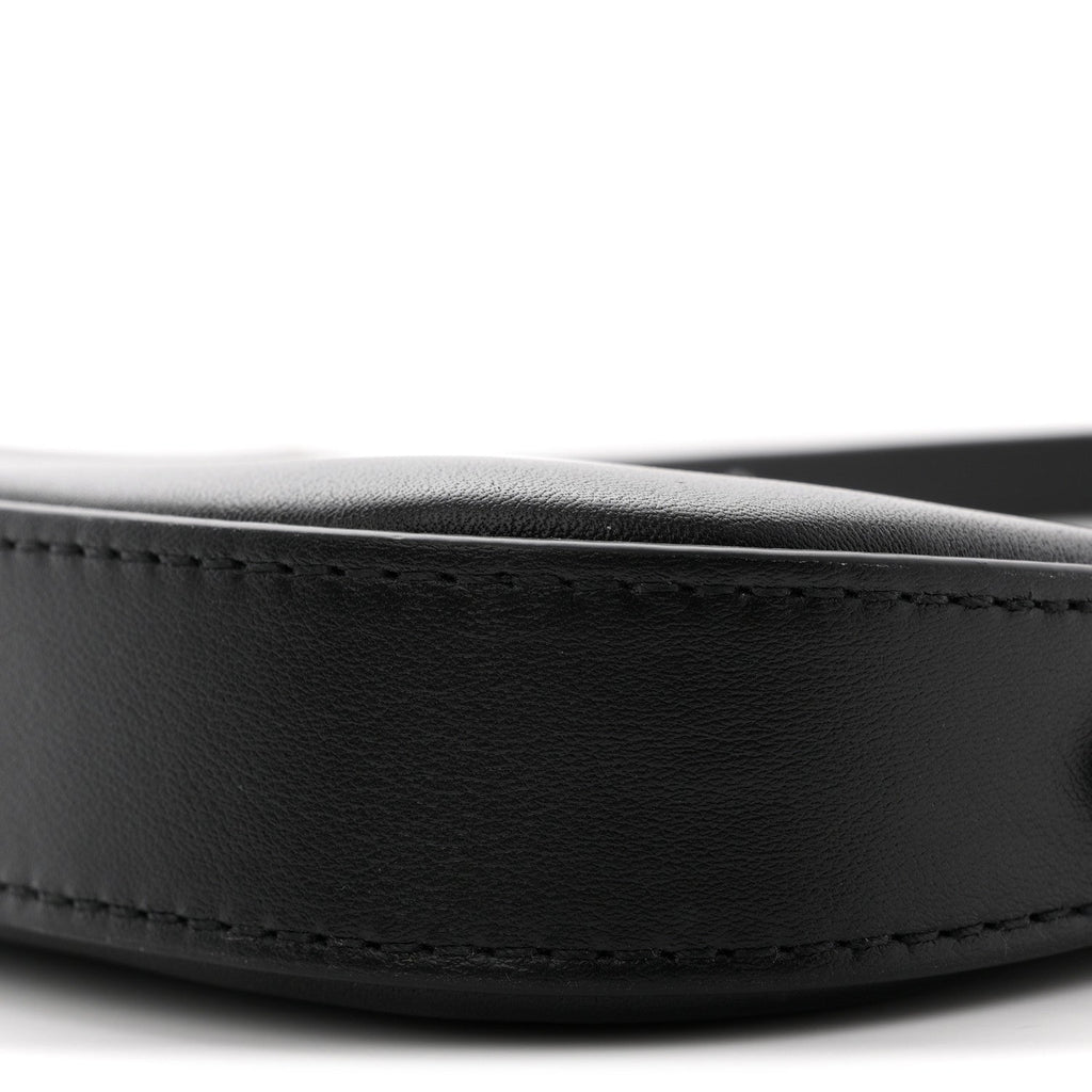 Calfskin LV Bloom Pochette  Black