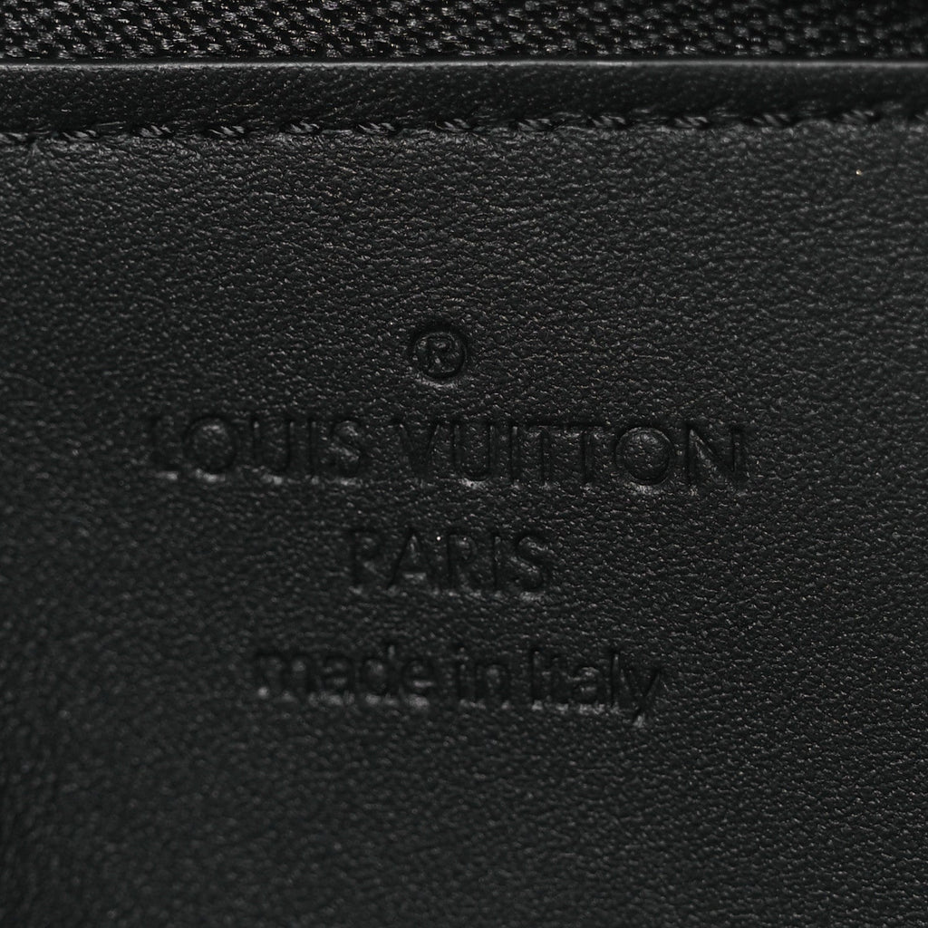 Calfskin Monogram Shadow Hybrid Wallet Black