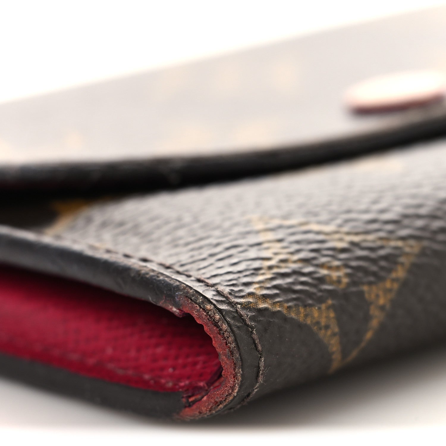 Monogram Rosalie Coin Purse Fuchsia