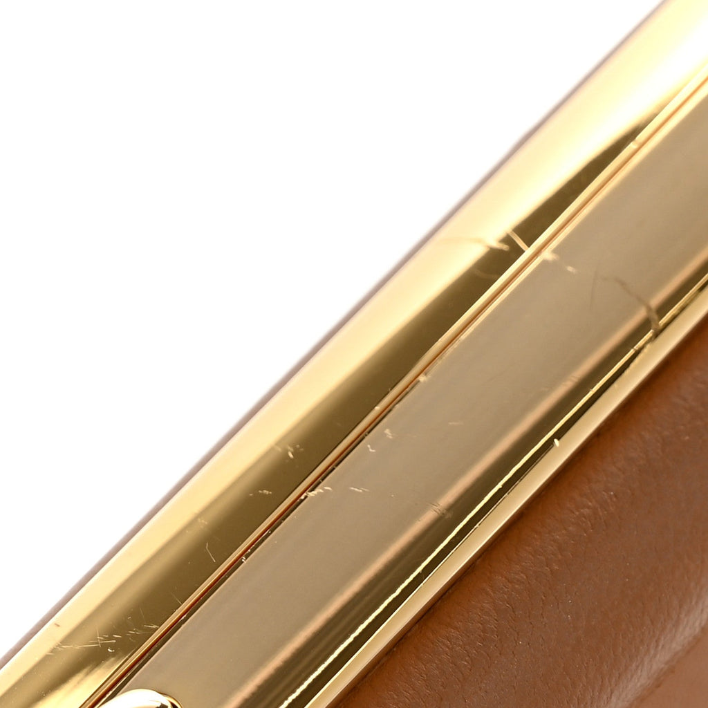 Shiny Nappa Small Fendi First Caramello