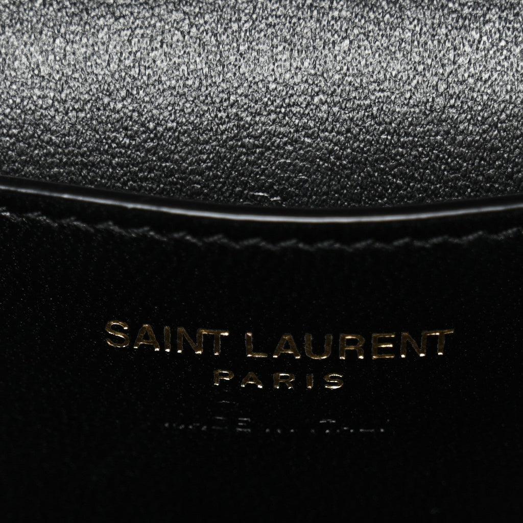 Lambskin Quilted Mini Gaby Vanity Case Crema Soft