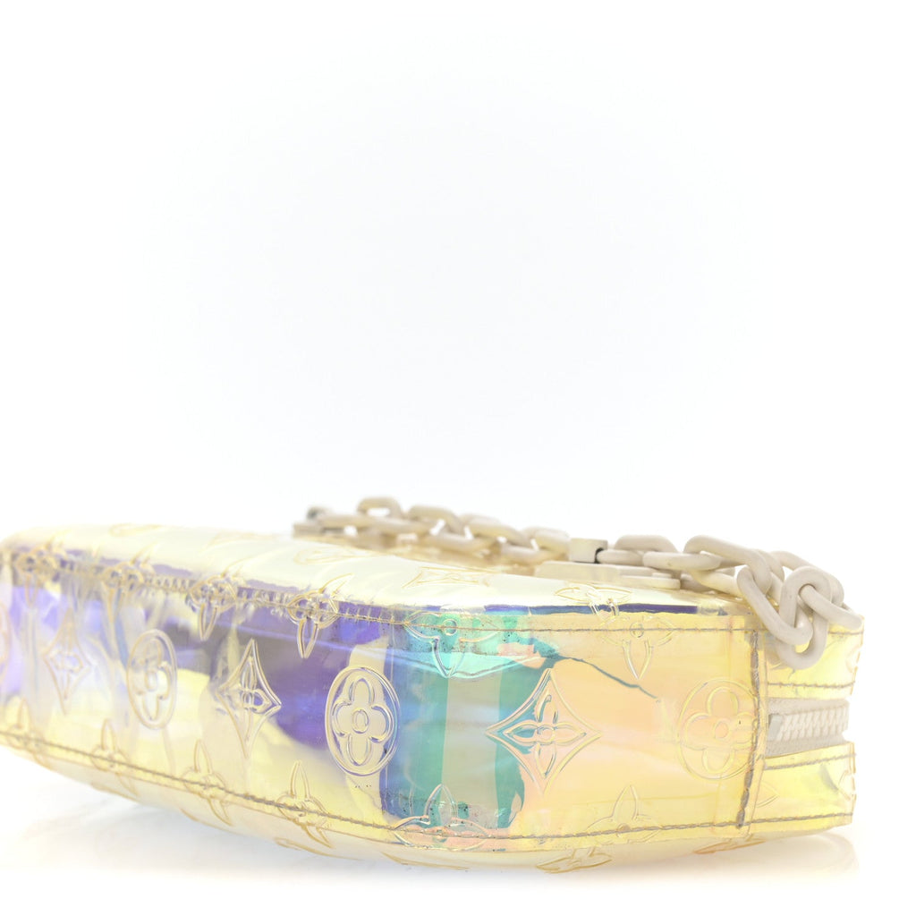 PVC Monogram Pochette Volga Iridescent Prism