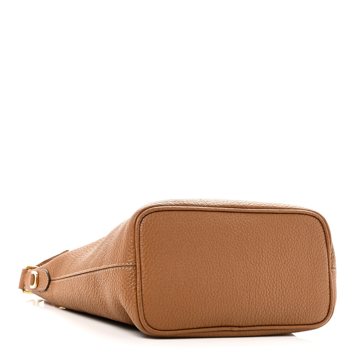 Vitello Daino Soft Mini Shoulder Bag Caramel