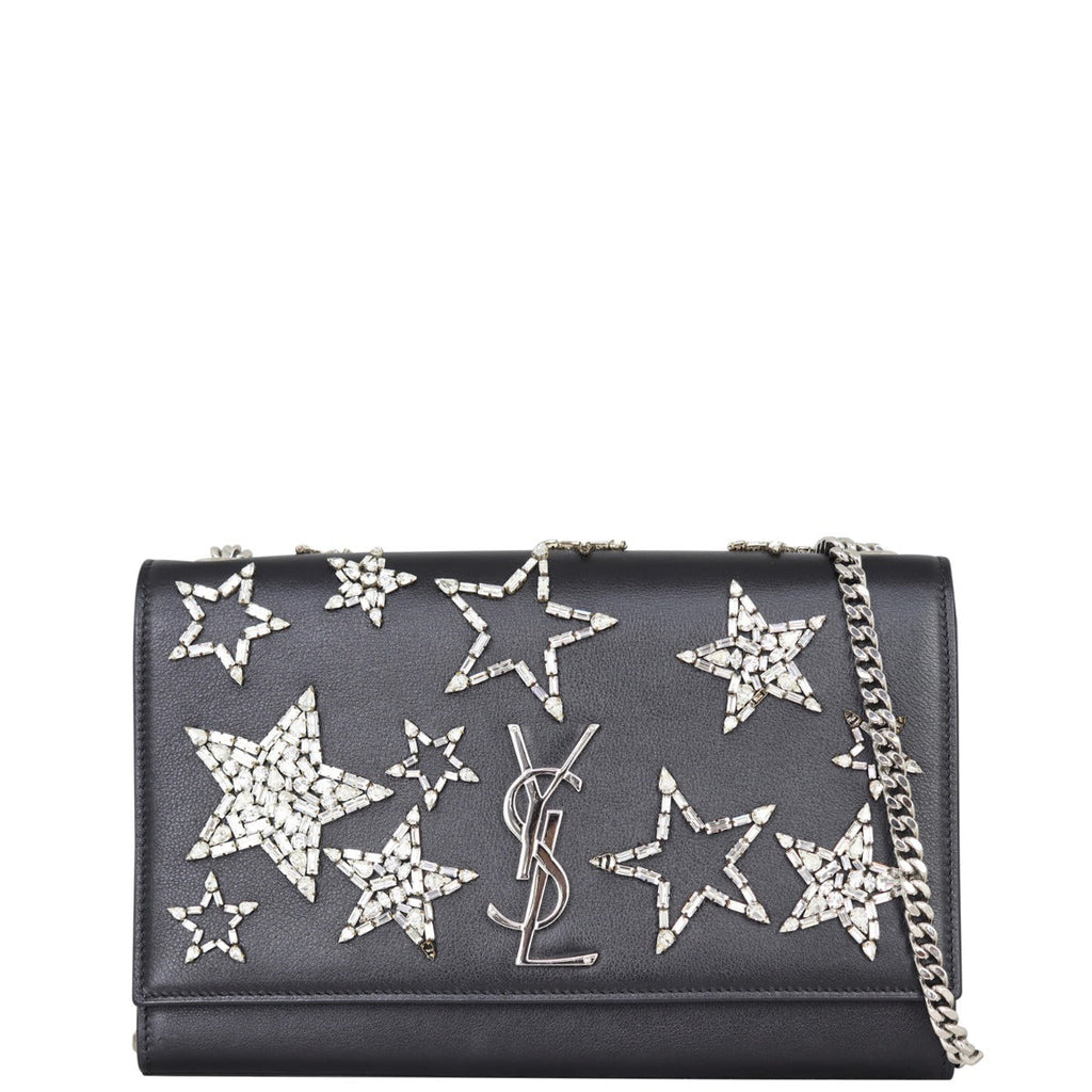 Saint Laurent Crystal Star Kate Chain Bag Medium