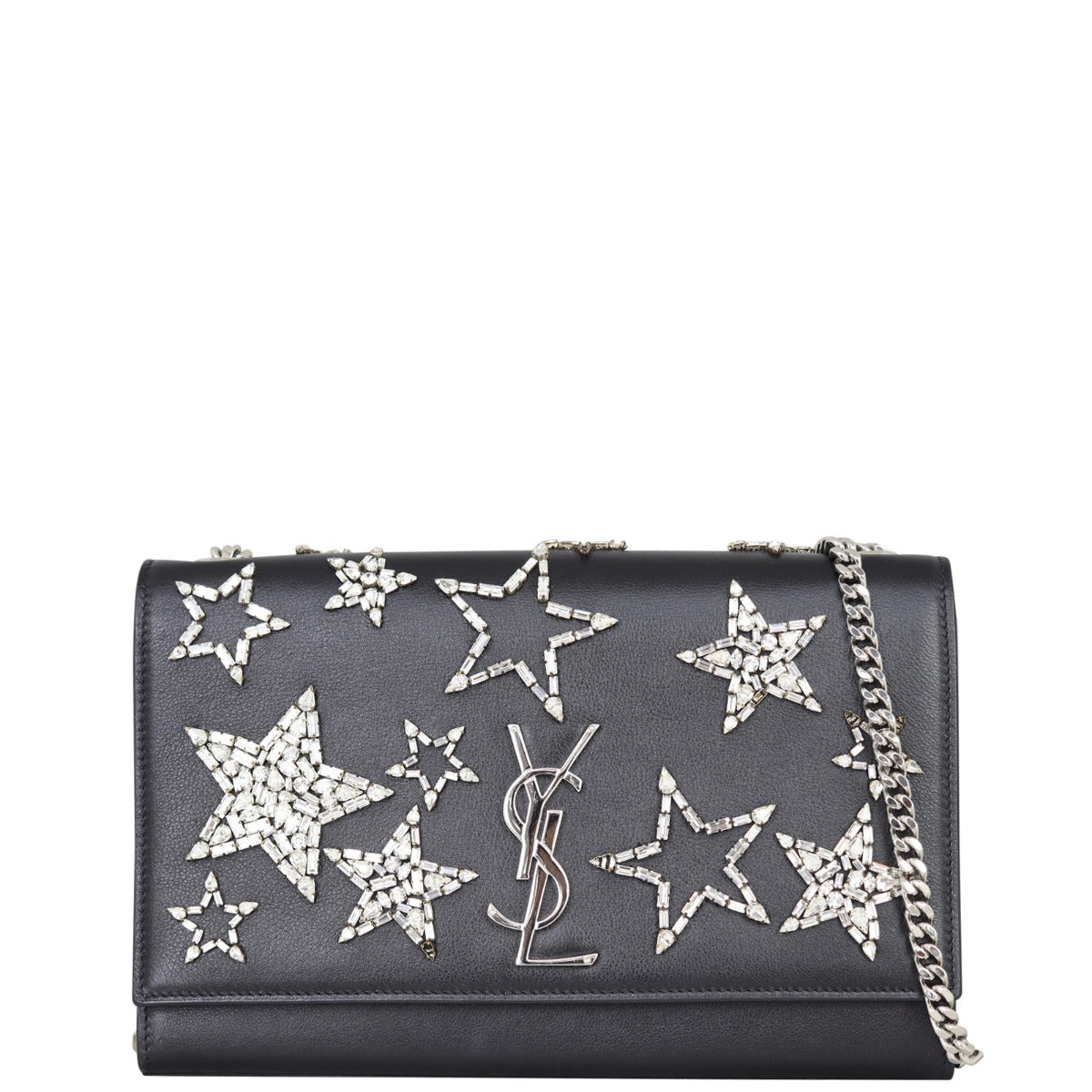 Saint Laurent Crystal Star Kate Chain Bag Medium