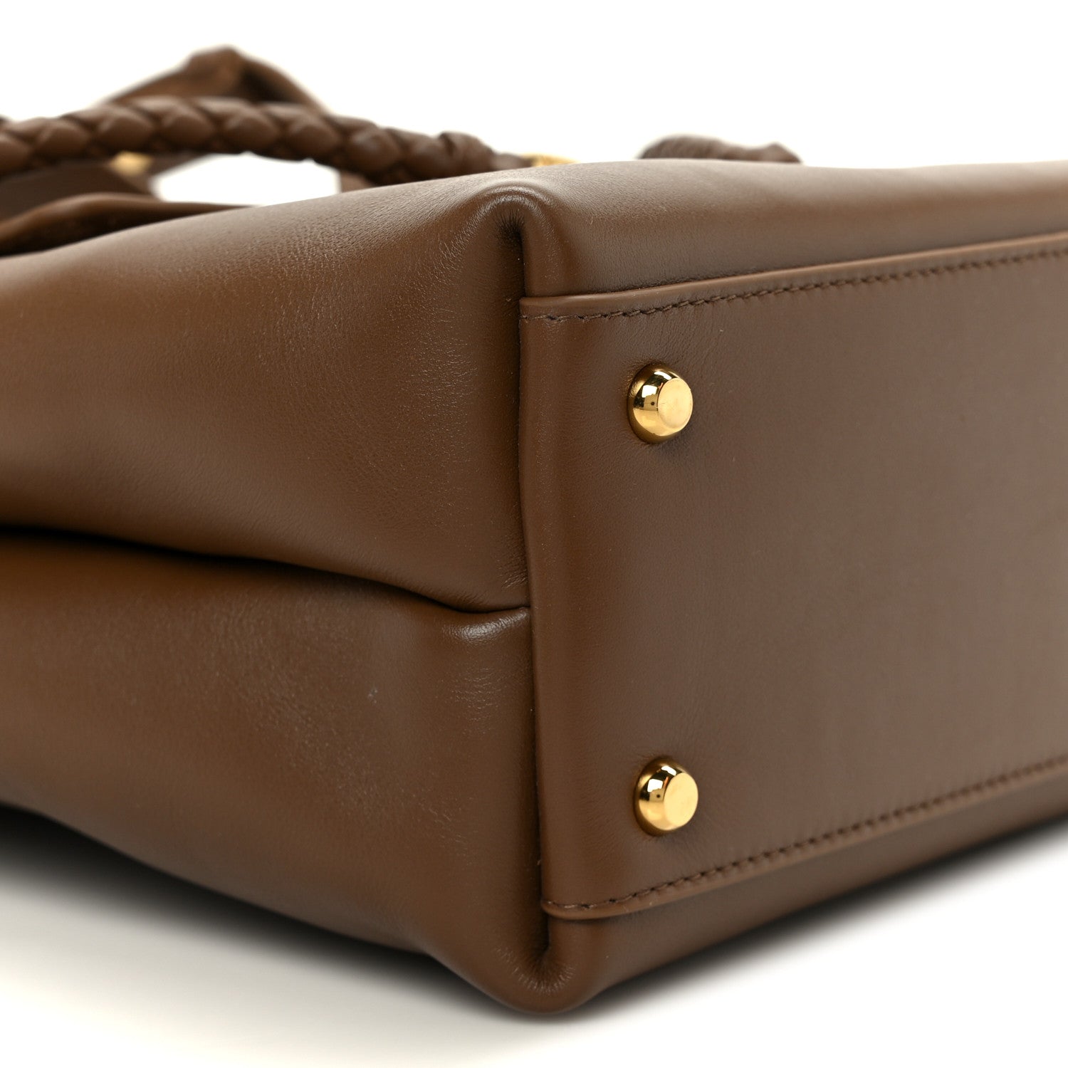 Silky Calfskin Small Ciao Ciao Nocciola