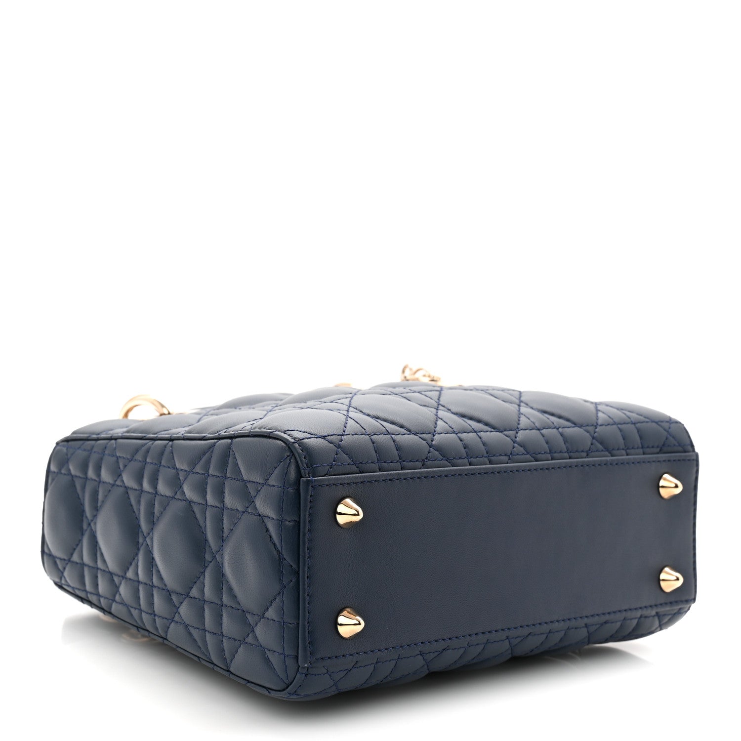 Lambskin Cannage Small My ABCDior Lady Dior Blue