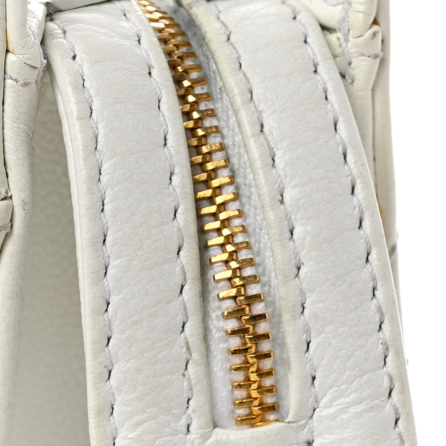 Caviar Quilted Shoulder Bag White