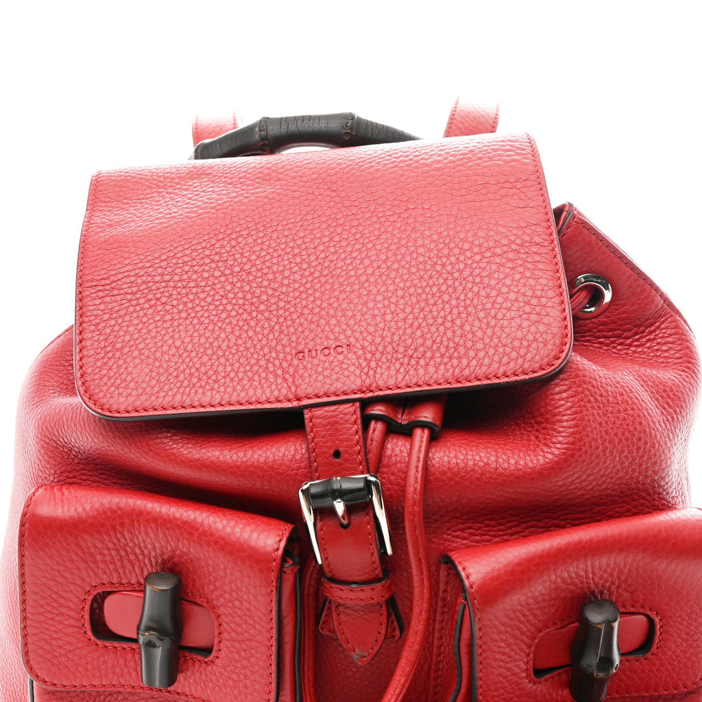 Cellarius Calfskin Medium Bamboo Backpack Petunia