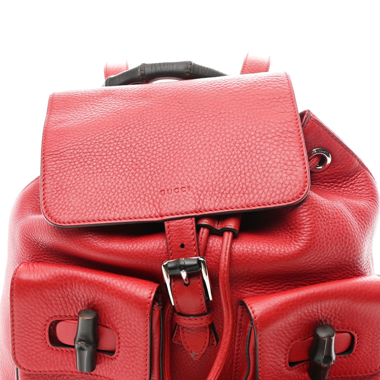 Cellarius Calfskin Medium Bamboo Backpack Petunia