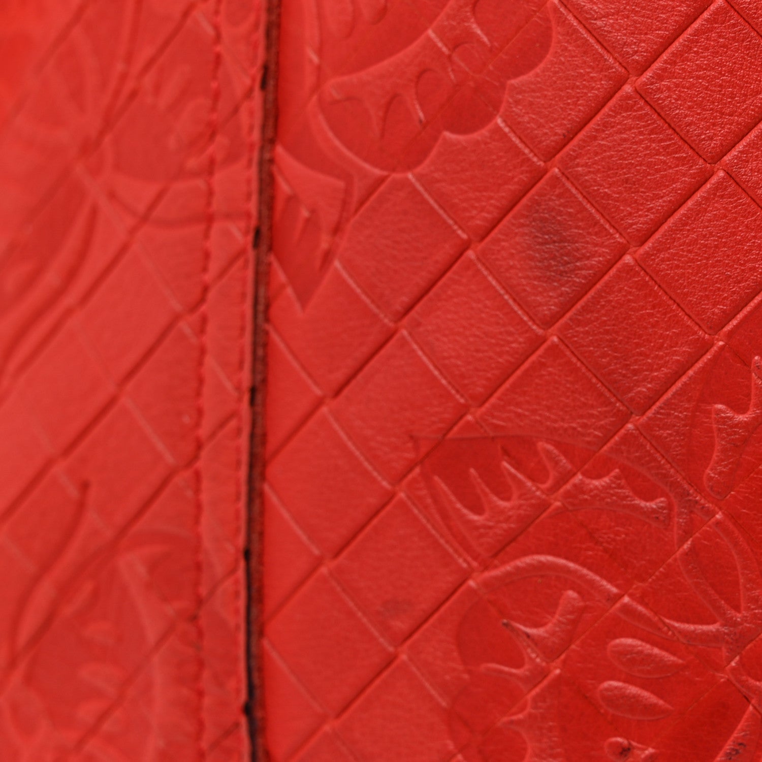 Nappa Intrecciomirage Butterfly Tote Red