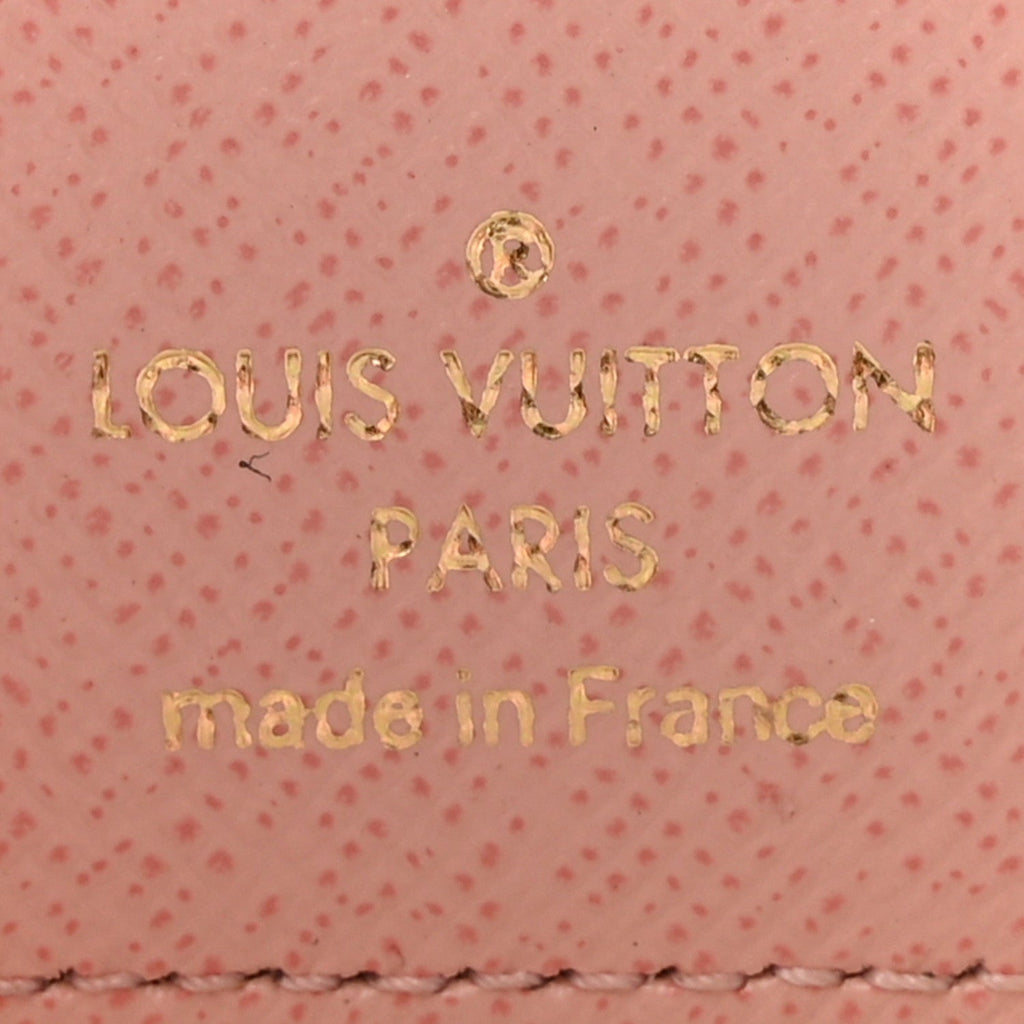 Damier Ebene Victorine Wallet Rose Ballerine