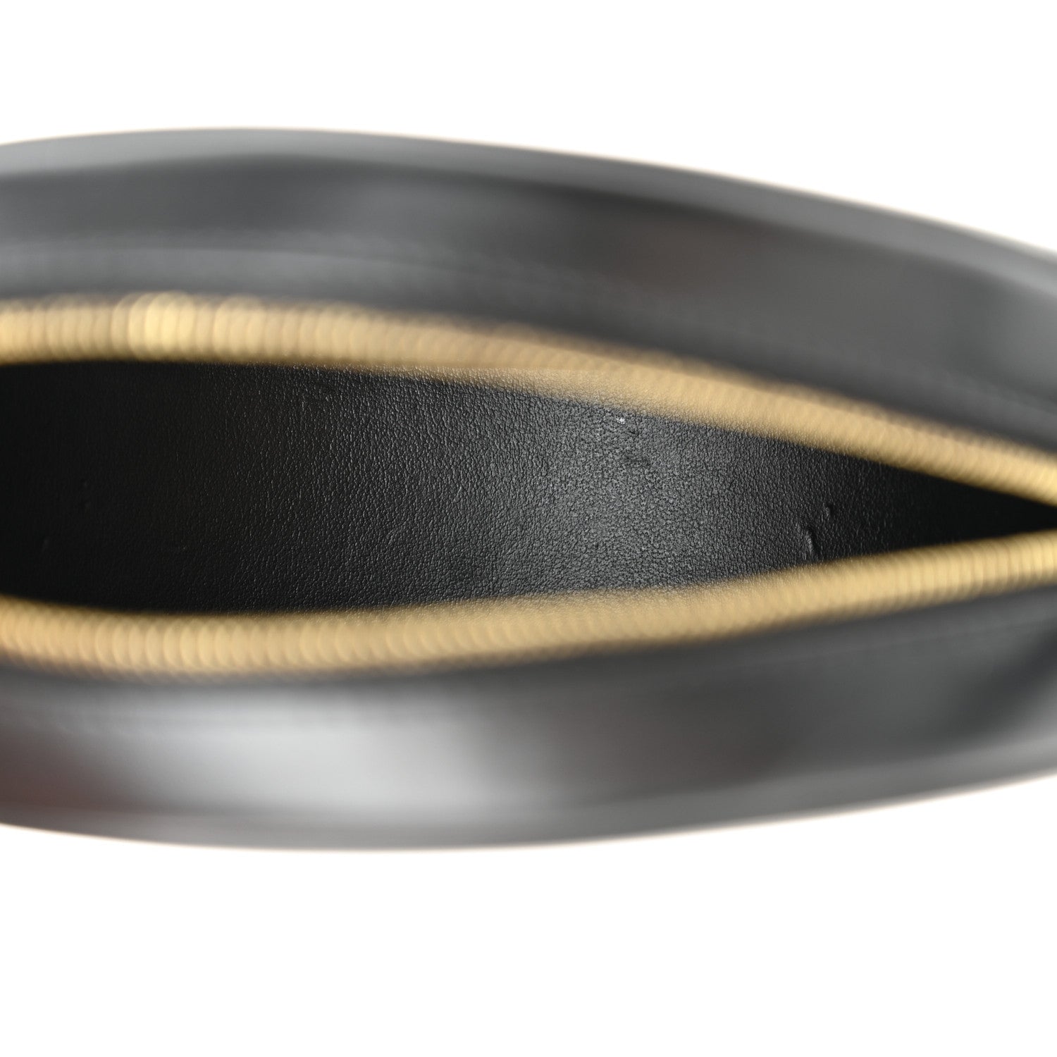Smooth Calfskin Cuir Triomphe Oval Bag Black