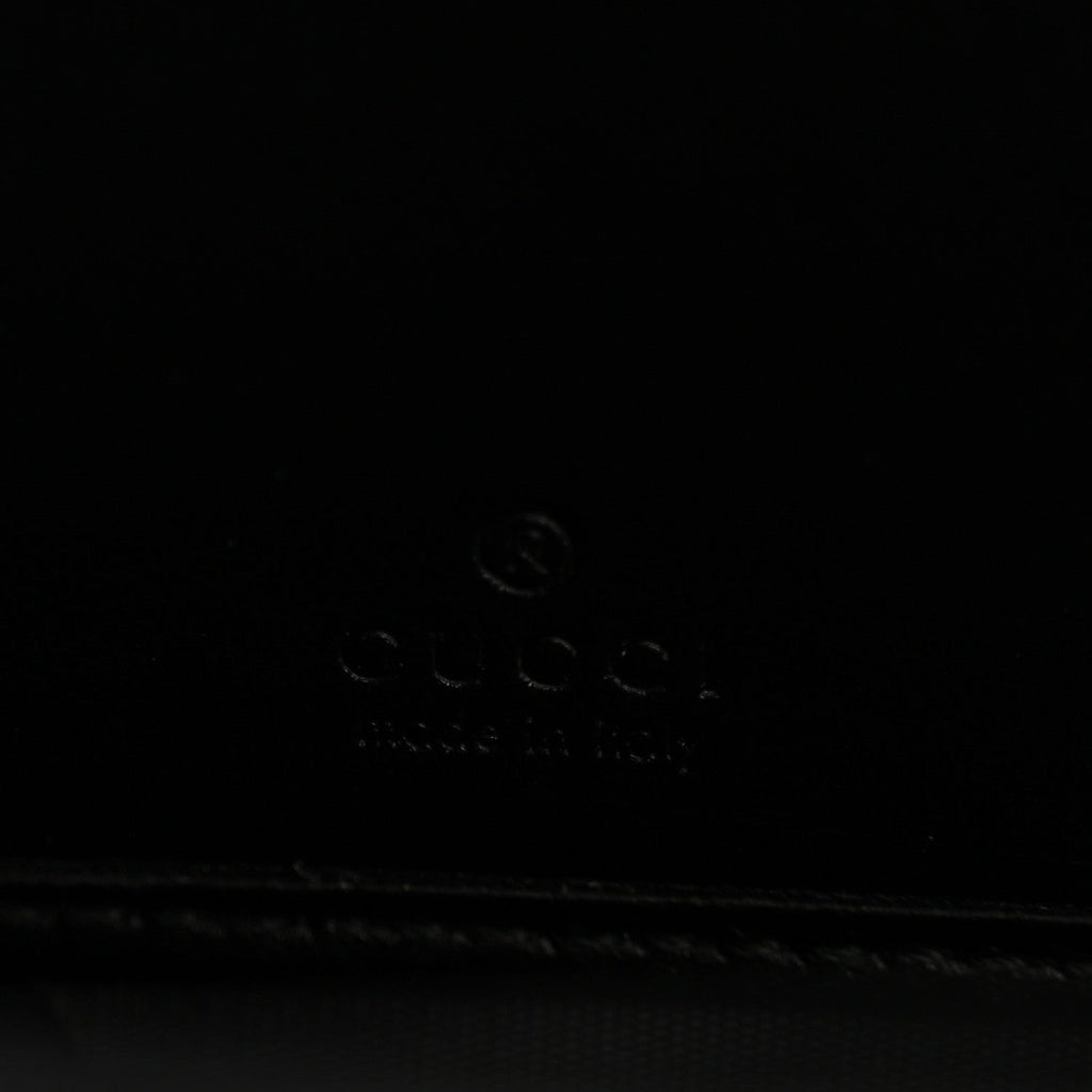 Calfskin Matelasse GG Marmont Zip Around Organizer Wallet Black