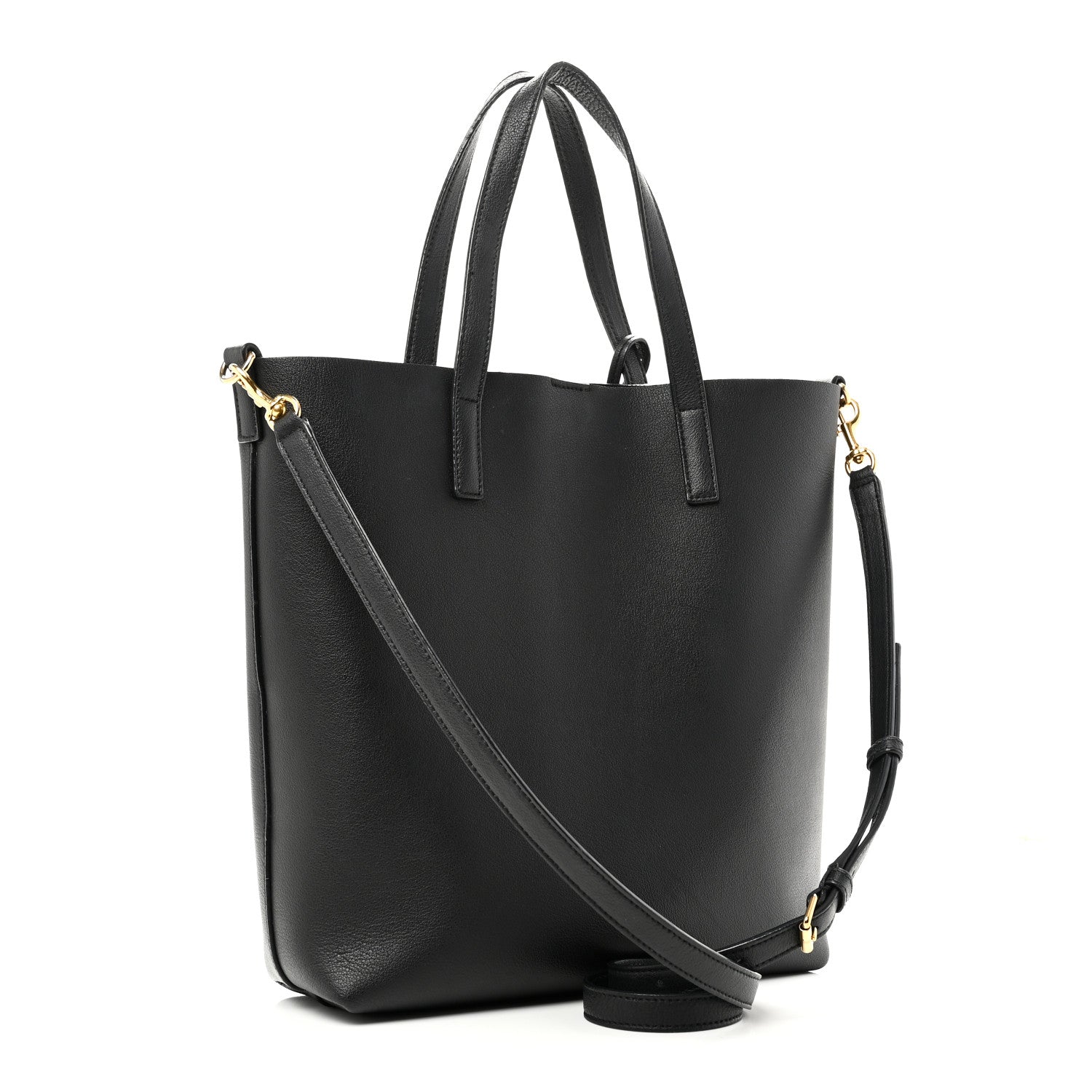 Calfskin Toy Shopping Tote Black