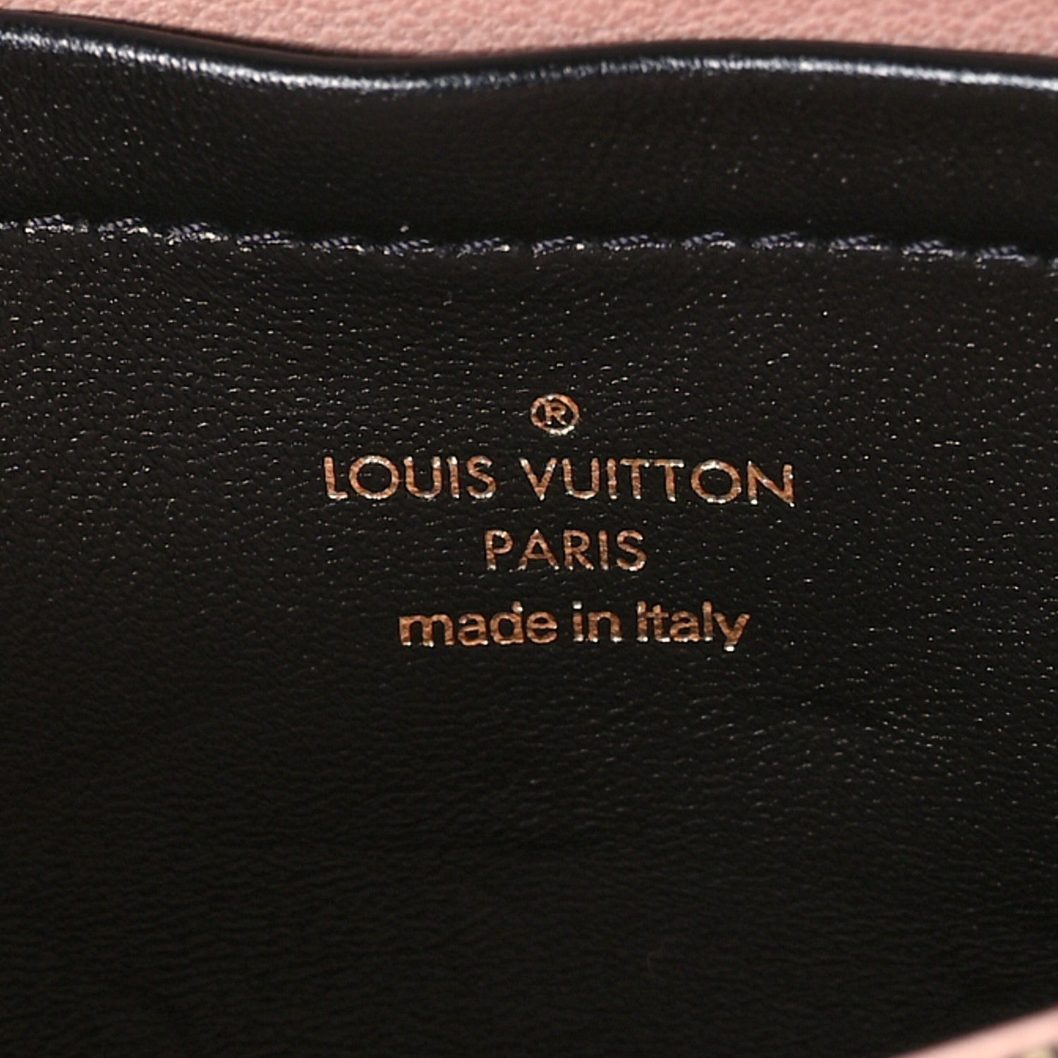 Lambskin Embossed Monogram Pochette Coussin Crossbody Black