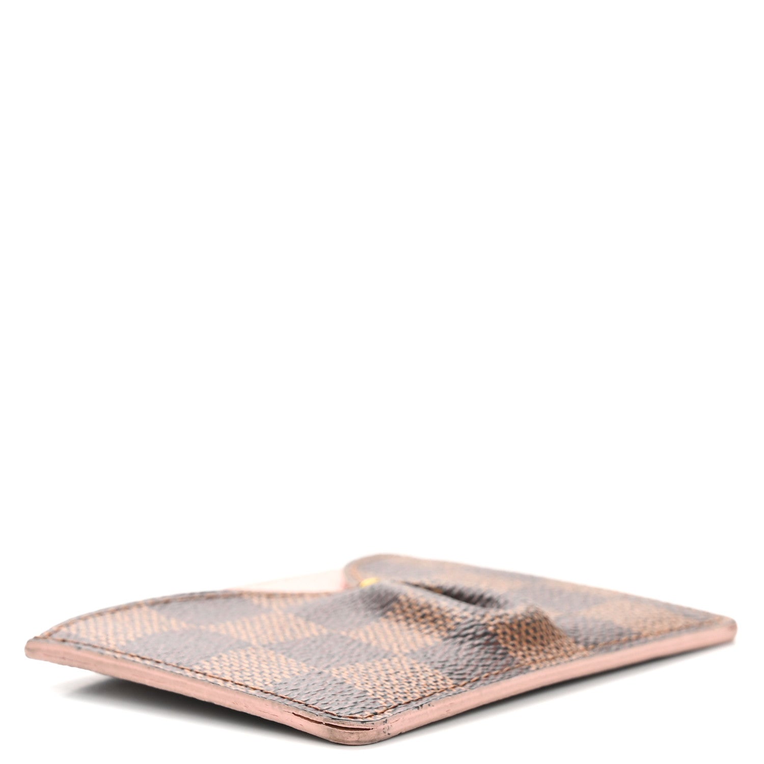 Damier Ebene Caissa  Holder Rose Ballerine