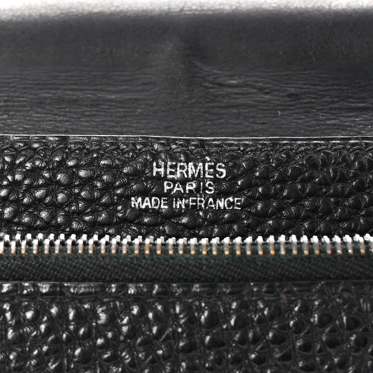 Togo Dogon Compact Wallet Black