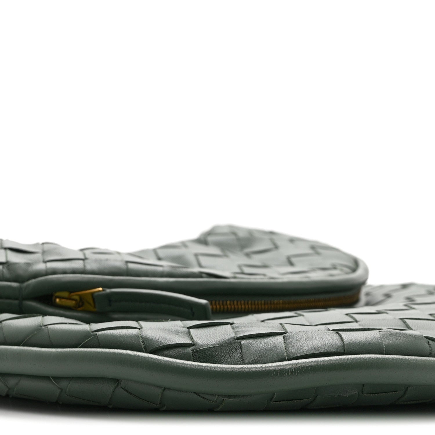Nappa Intrecciato Medium Gemelli Aloe