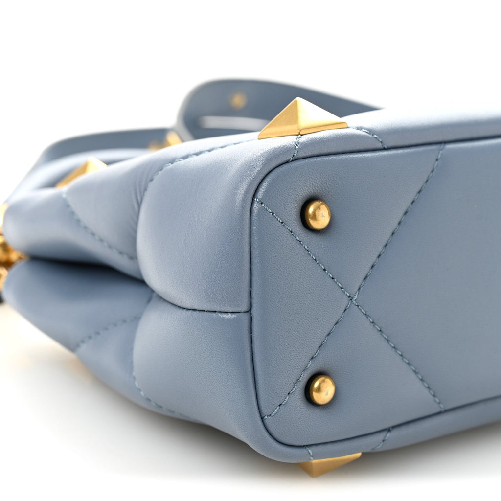 Nappa Mini Roman Stud The Handle Bag Niagara