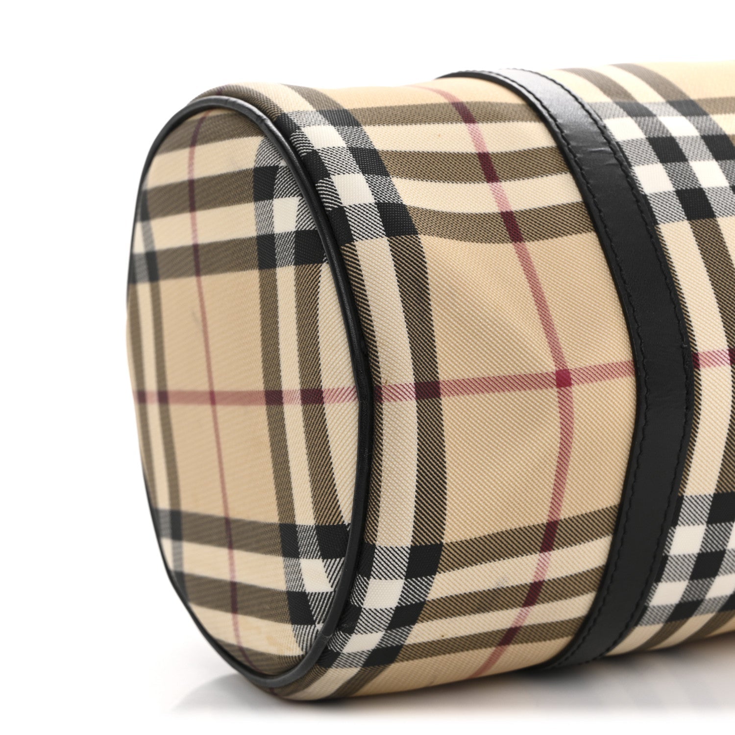 Nova Check Barrel Bag Black