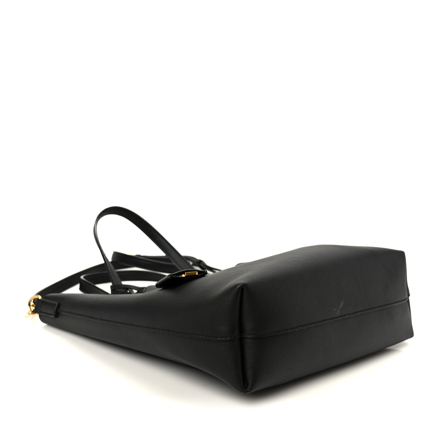 Calfskin Toy Shopping Tote Black