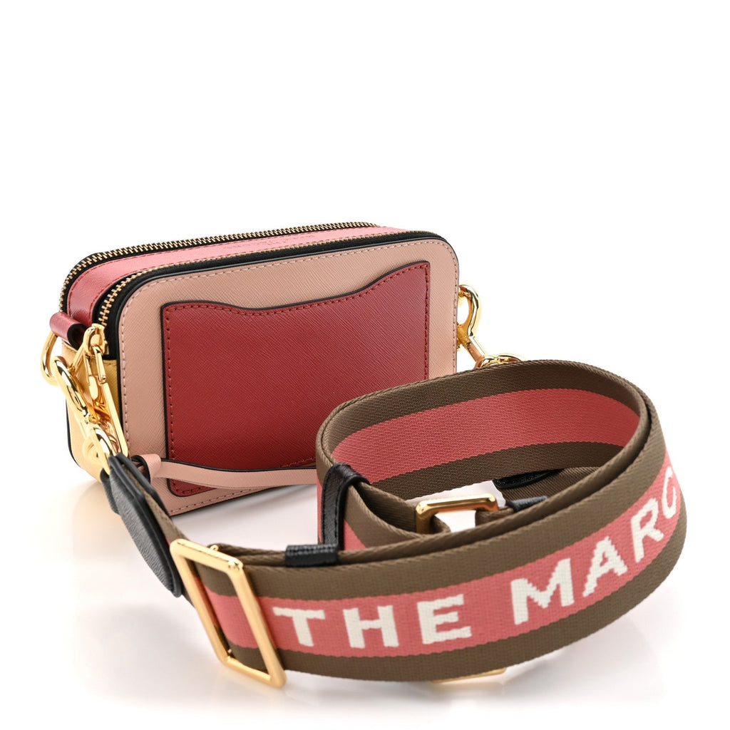 Saffiano Small Snapshot Camera Bag New Rose Multicolor