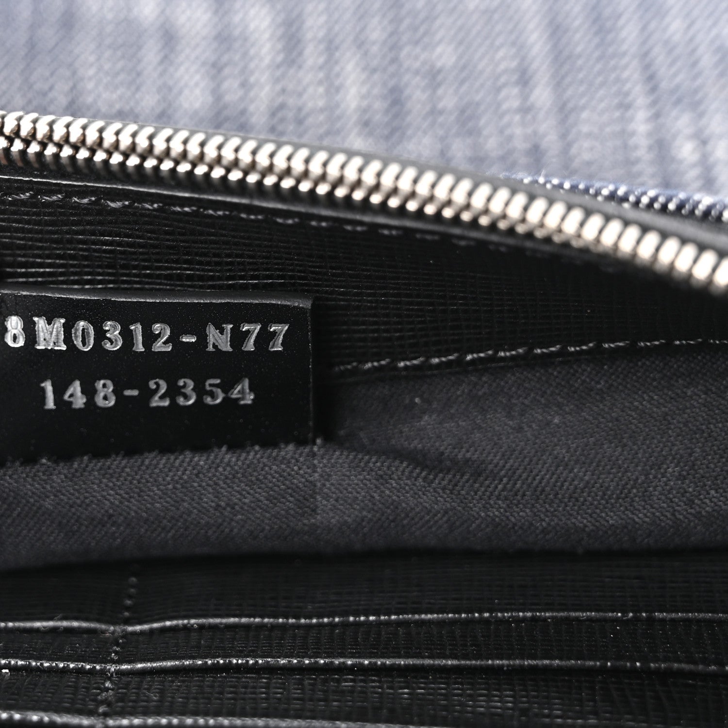 Denim 2Jours Clutch Blue Black