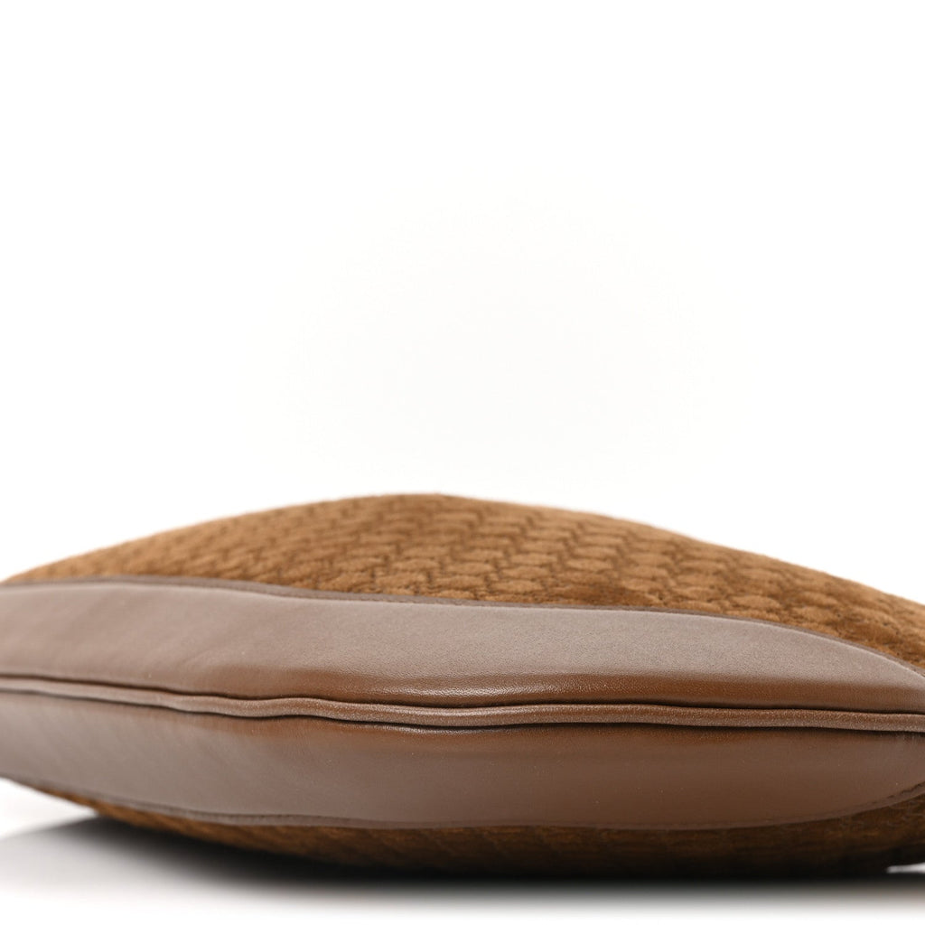 GG Suede B Medium Shoulder Bag Brown