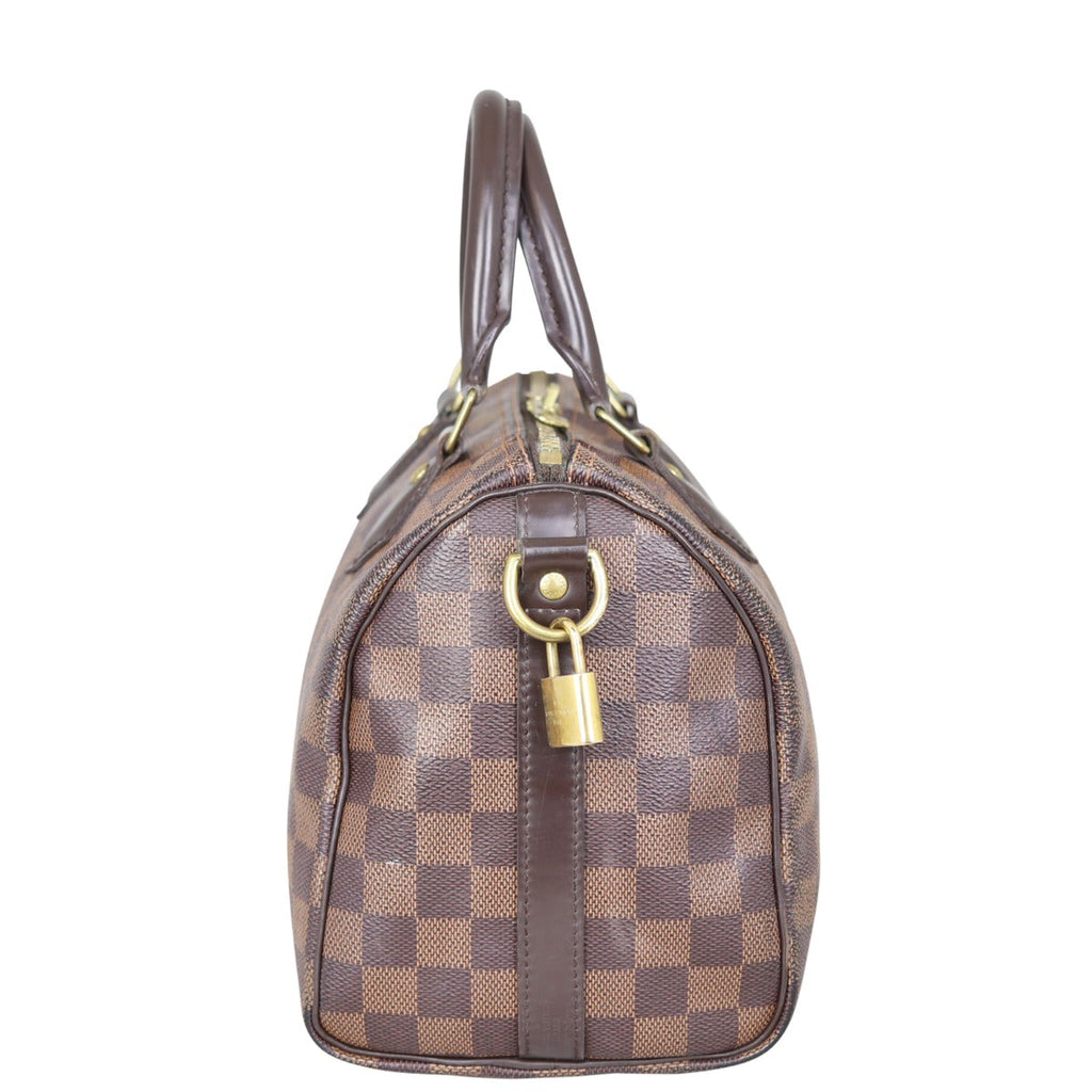 Louis Vuitton Speedy 25 Bandouliere Damier Ebene