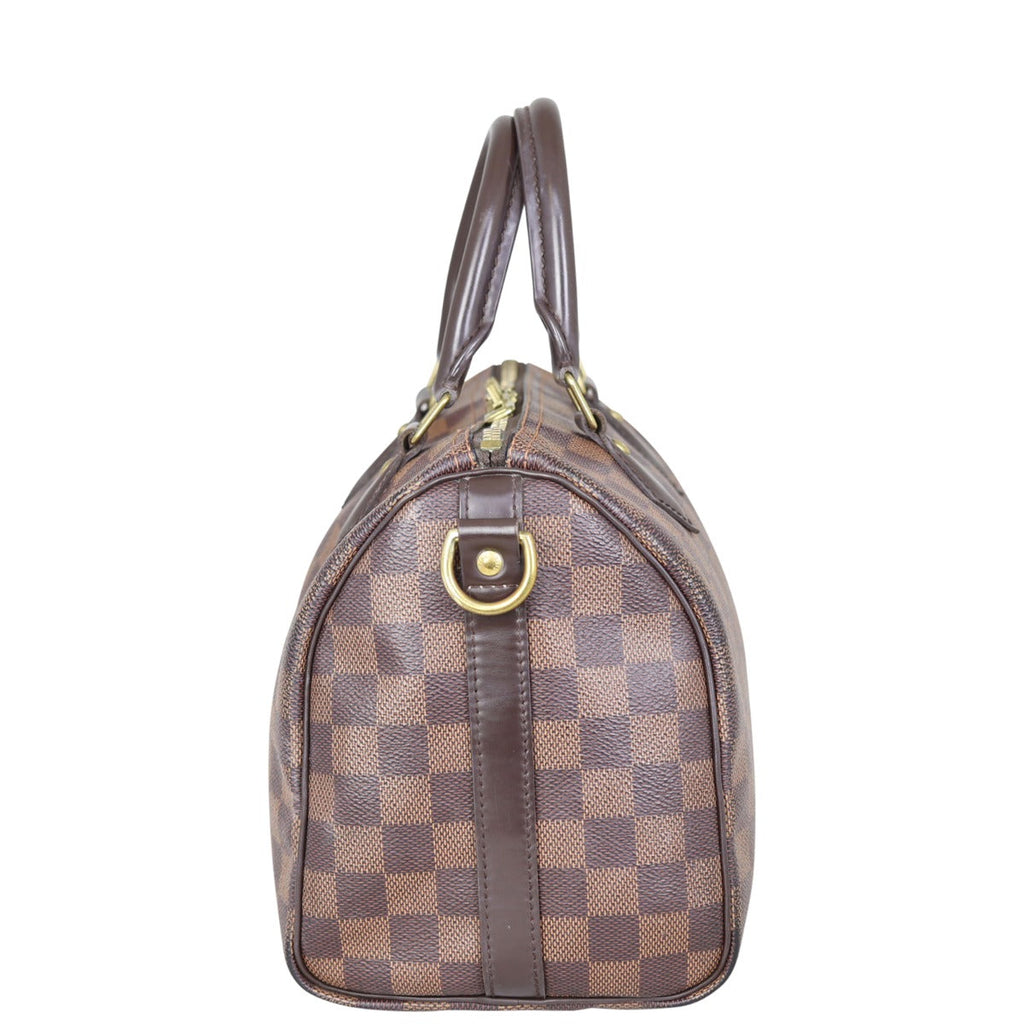 Louis Vuitton Speedy 25 Bandouliere Damier Ebene