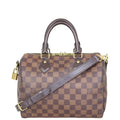 Louis Vuitton Speedy 25 Bandouliere Damier Ebene