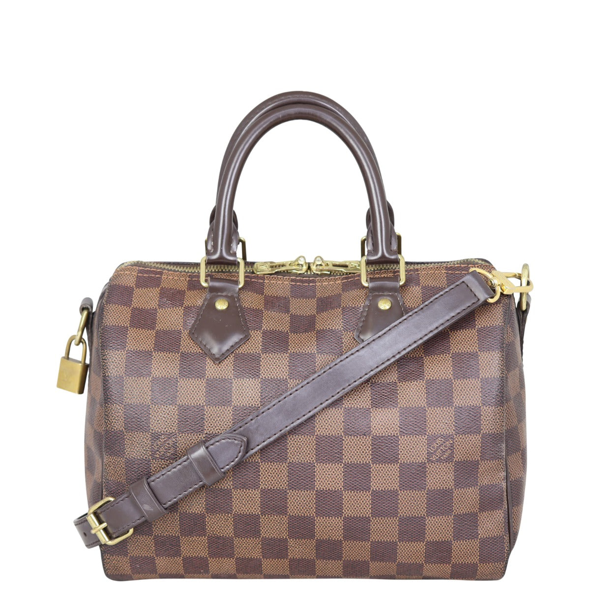 Louis Vuitton Speedy 25 Bandouliere Damier Ebene