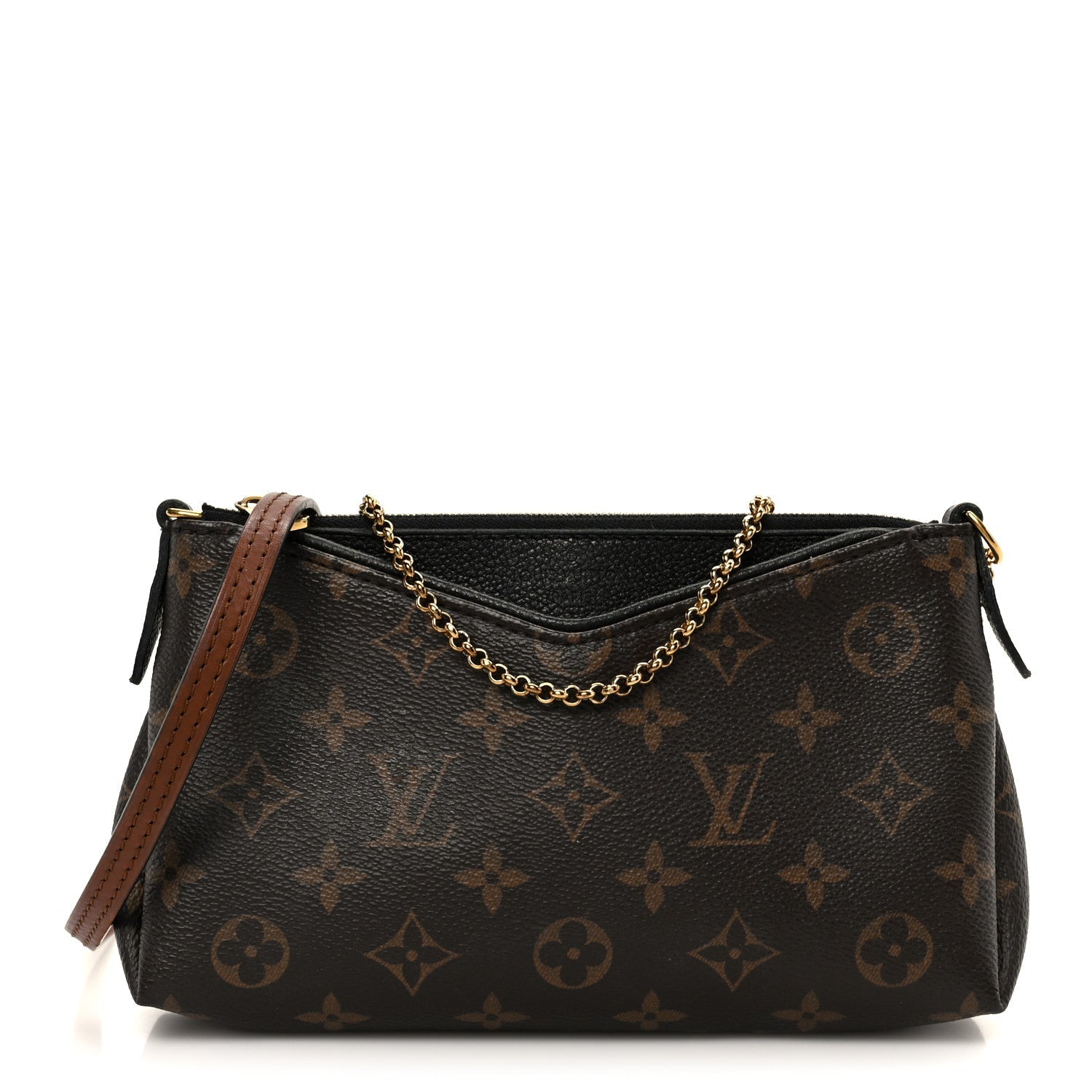 Monogram Pallas Clutch Black