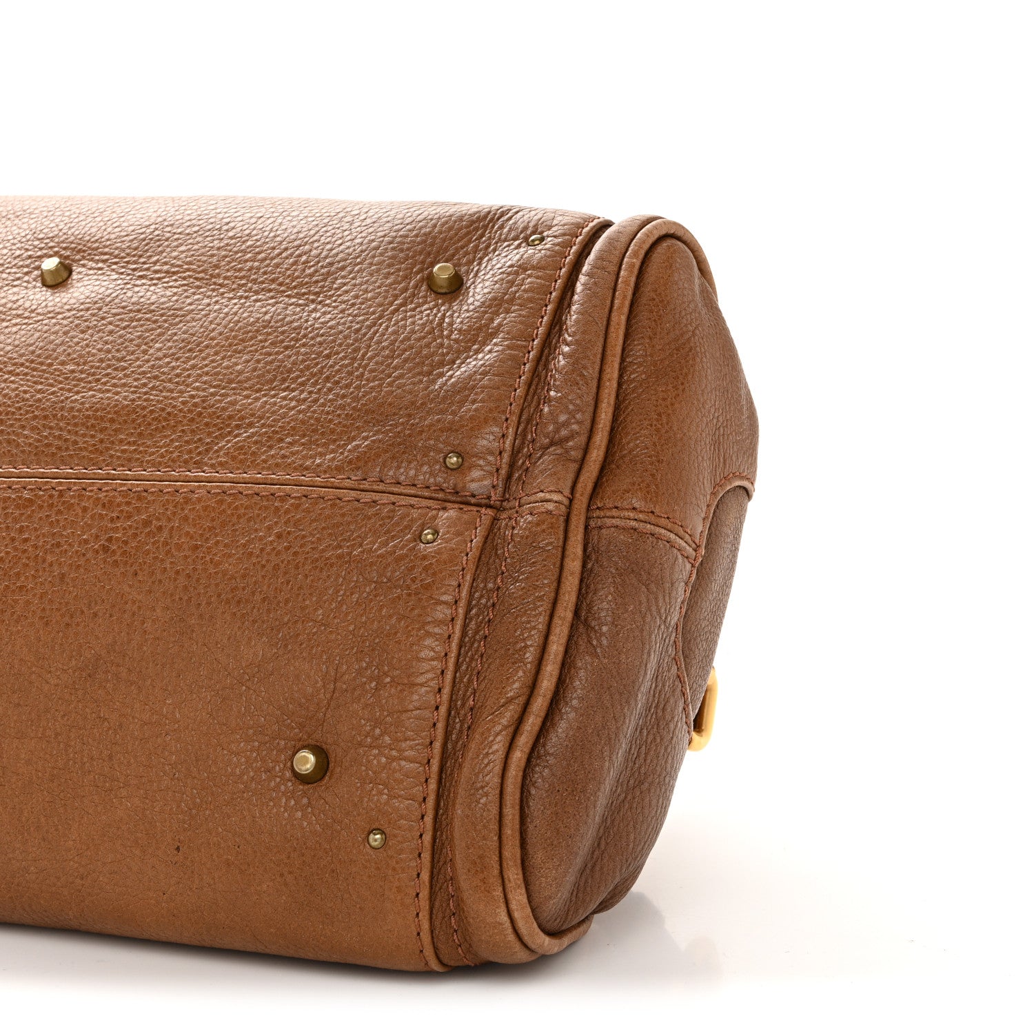 Calfskin Medium Paddington Satchel Tan