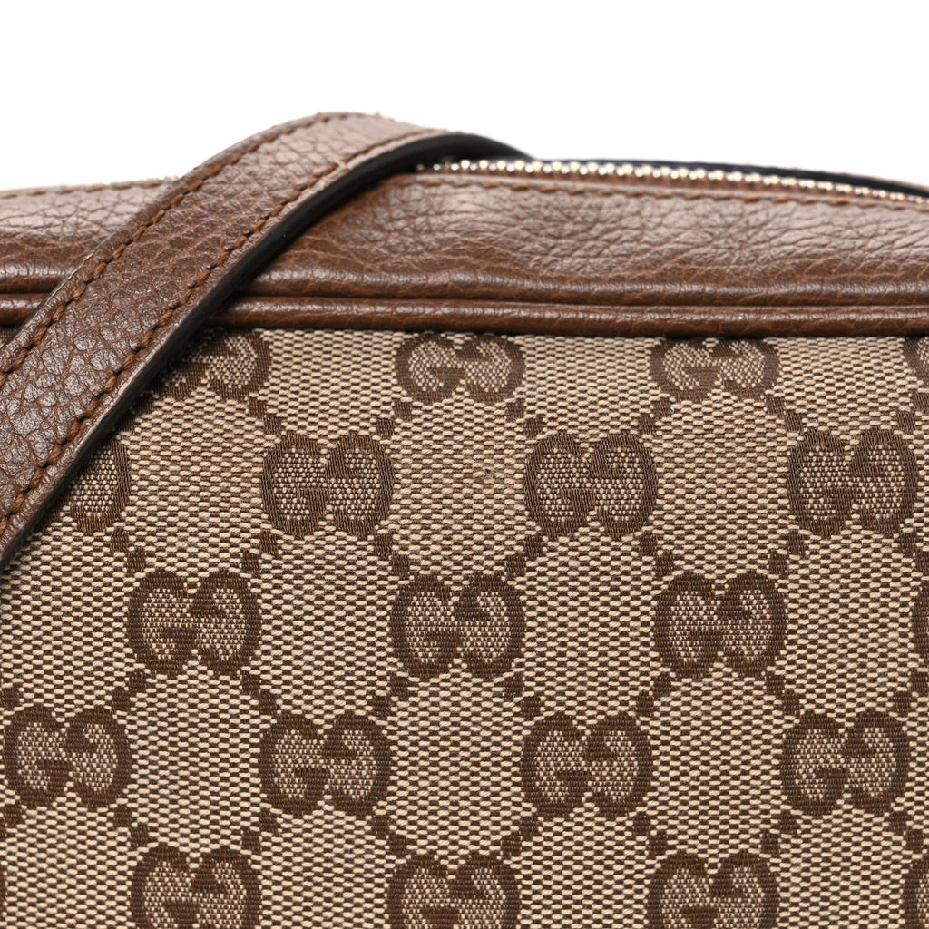 Monogram Mini Bree Messenger Bag Beige Tabacco