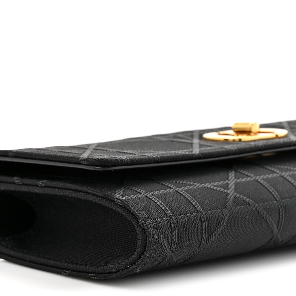 Technical Fabric Macrocannage Miss Caro Top Handle Pouch Black