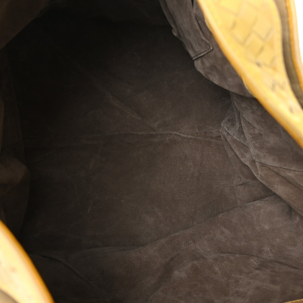 Nappa Intrecciato Nuance Bucket Ombre Tote Yellow