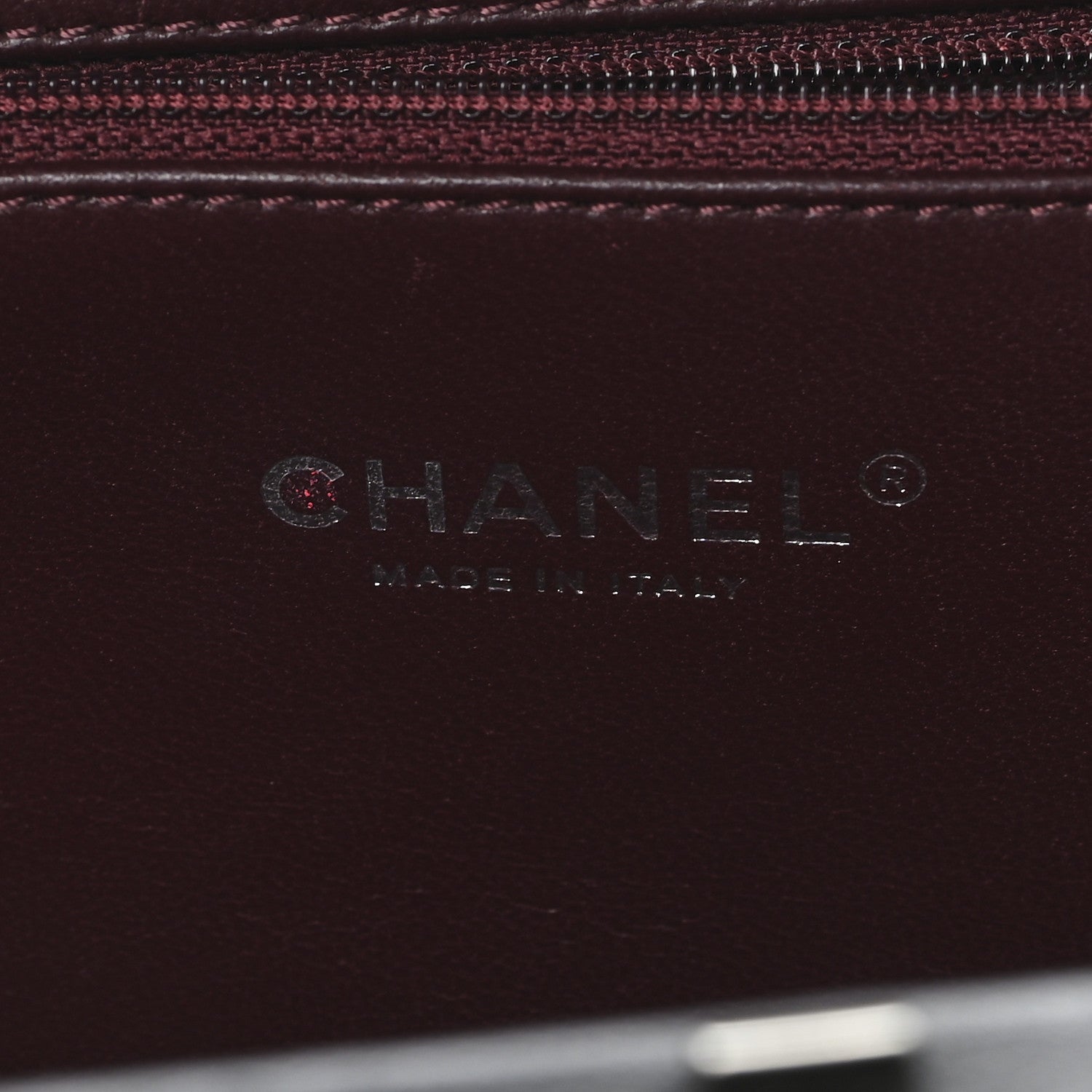 Lambskin Quilted Kisslock Minaudiere Black
