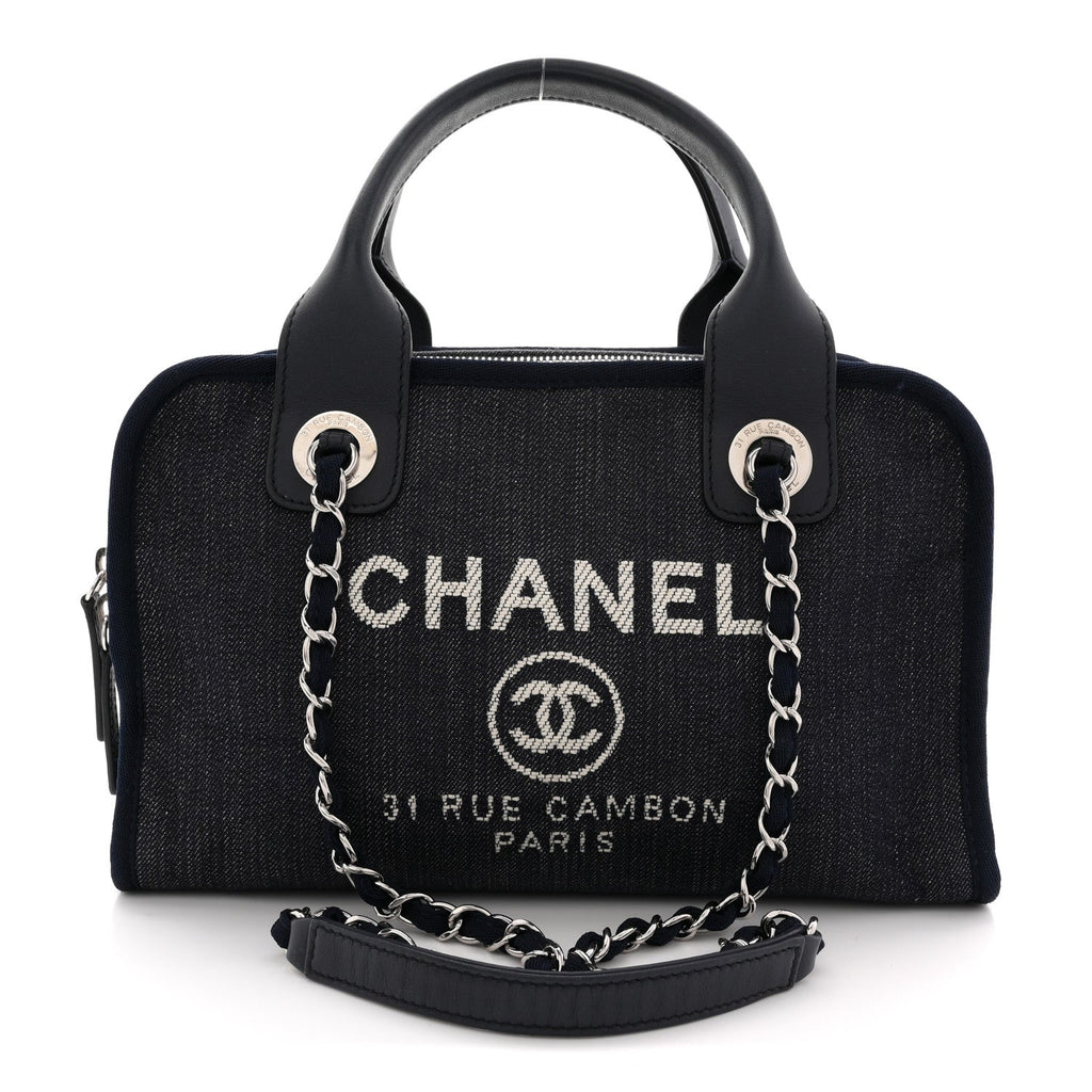 Denim Deauville Bowling Bag Blue