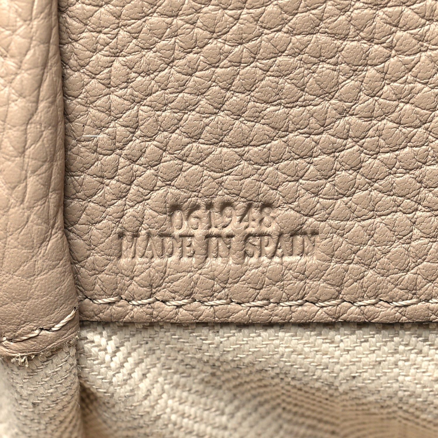 Calfskin Small Hammock Shoulder Bag Sand Mink
