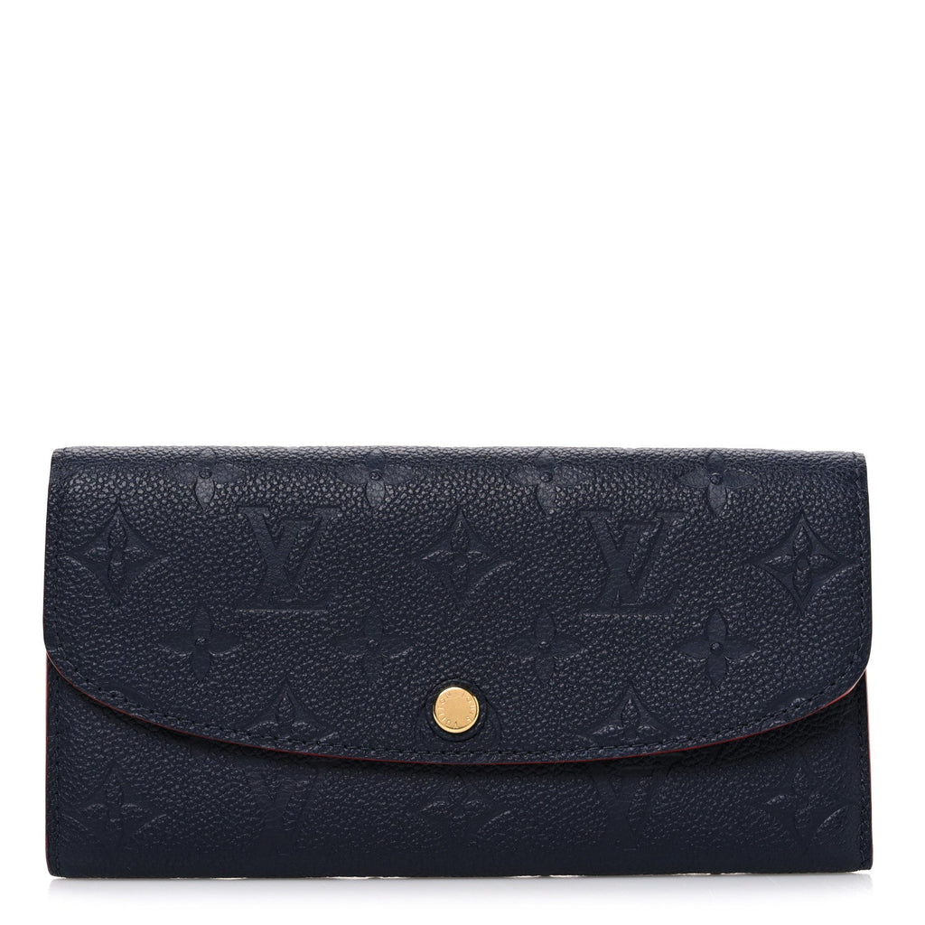 Empreinte Emilie Wallet Marine Rouge