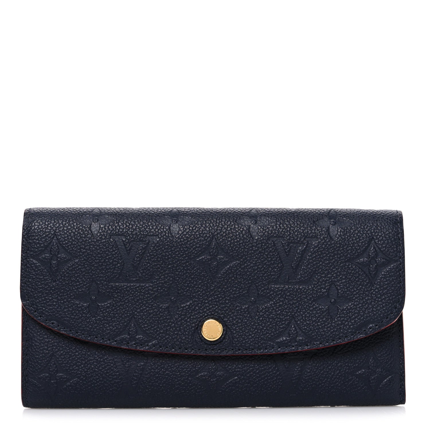 Empreinte Emilie Wallet Marine Rouge