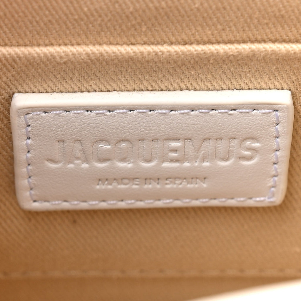 Smooth Calfskin Le Chiquito Noeud White