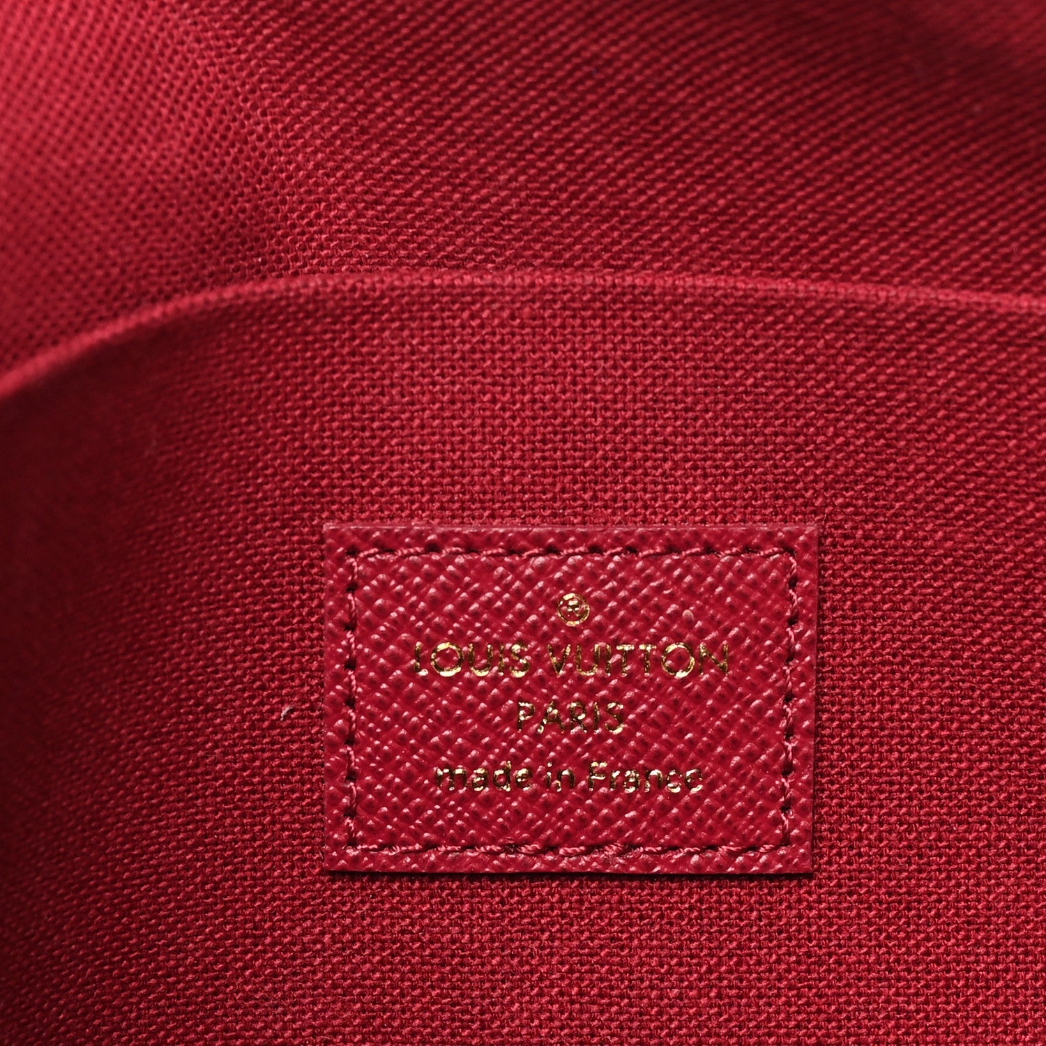 Monogram Pochette Felicie Chain Wallet Fuchsia