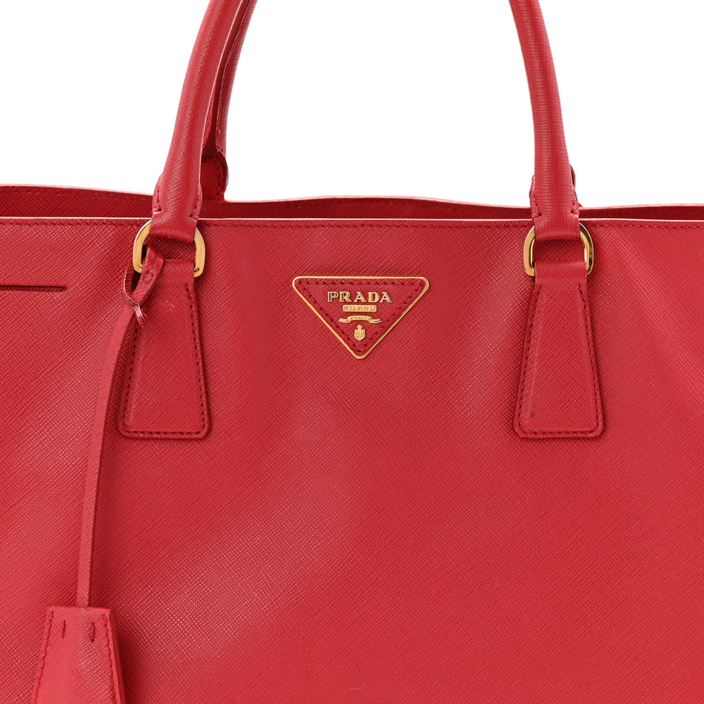 Saffiano Lux Large Tote Fuoco